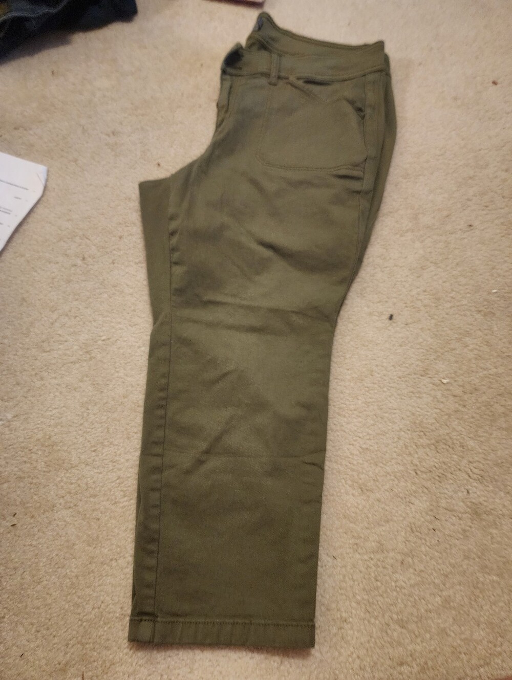 Torrid Women's Olive Green Crop Pants
